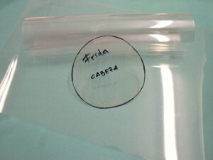 3 HOJAS DURAS DE ACETATO PARA PATRONES "V"