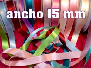 CINTA DE RASO 1.5 cm varios colores