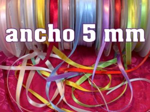 CINTA DE RASO 5 mm varios colores