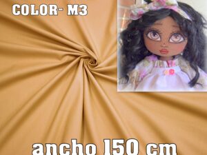 TELA DE ALGODÓN TOSTADO color- M3