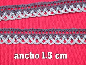 ENCAJE DE ALGODÓN azul bondan