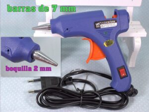 PISTOLA DE SILICONA CON INTERRUPTOR barras de 7 mm