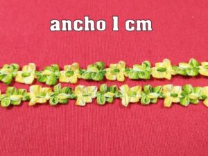 PASAMANERIA FLOR amarilla- verde