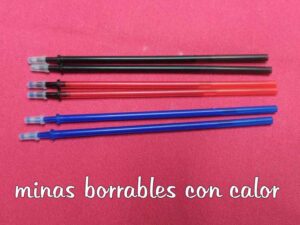 Pack 6 RECAMBIOS boli borrable con calor
