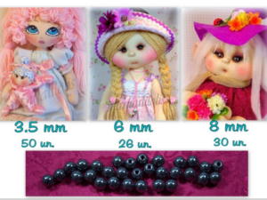 BOLAS HEMATITES ( OJOS ) tamaños a elegir