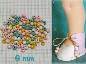 PAKC 100 BOLITAS DE MADERA VARIADAS