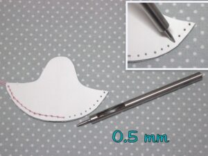 MINI TROQUEL DE 0,5 MM ( facilita la costura en piel )