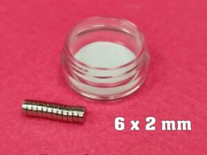 14 IMANES DE NEODIMIO 6 X 2 mm