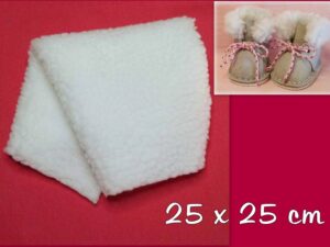 RETAL DE BORREGUITO BLANCO 25 X 25cm