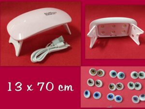 MINI LAMPARA LED UV ( ideal para los ojitos )
