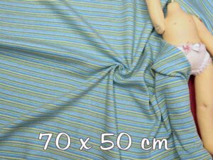 RETAL DE PUNTO rayas TONOS azules