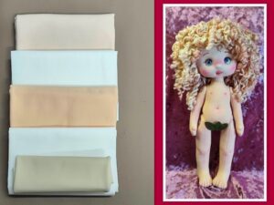 Pack de 2 cuerpos de PUNTO ( dos muñecas color m1 y m2 )