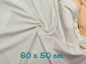 RETAL DE PUNTO rayas verde pálidas