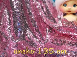 TUL lentejuelas ROSA