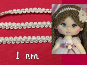 PASAMANERÍA BLANCA ( brillo seda )