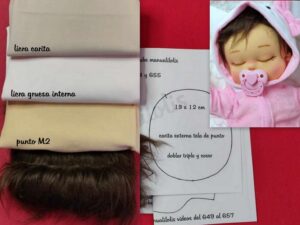 PAKC de telas color M2 bebé 45 cm