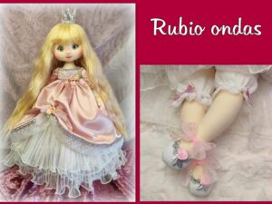 KIT ESCARLATA rubia ondas 45 cm, tutorial en mi canal manualilolis