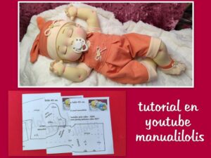 3 PATRÓNES PDF ROPA de BEBÉ 45 cm