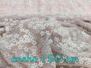 TUL ROSA suave MARGARITAS