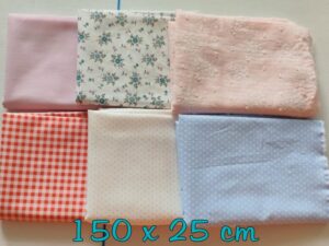 PAKC 6 TELAS VARIADAS de algodón