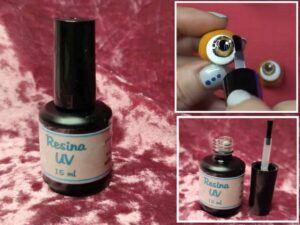 RESINA UV 15 ml ( secado en lampara o al sol )