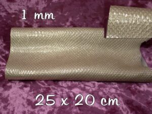 RETAL DE PIEL textura serpiente dorada 1 mm