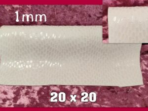 RETAL DE PIEL BLANCA con texturas 1 mm