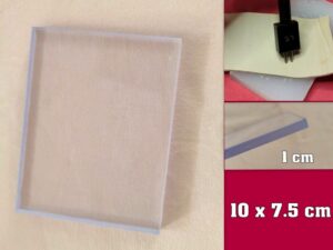 TAPETE DE POLICARBONATO perforación de cuero