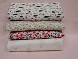 RETAL DE TELAS VARIADAS algodón y gasa