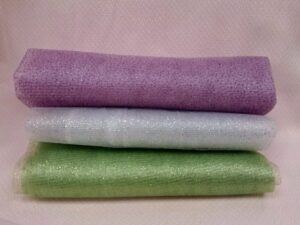 PAKC 3 RETALES DE TUL BRILLANTES