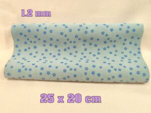 RETAL DE PIEL ante AZUL FLORES 1.1 mm