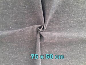 RETAL DE TELA poliéster azul con pintas