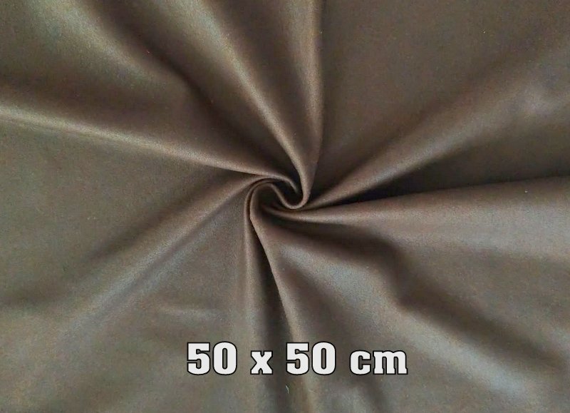 RETAL DE TELA de antelina chocolate