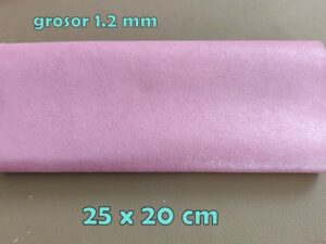 RETAL DE PIEL rosa metalizado 1.2 mm