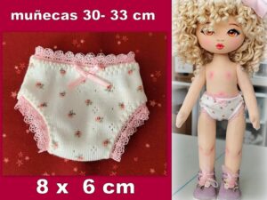 BRAGUITAS elásticas DE MUÑECAS flores 30-33 cm
