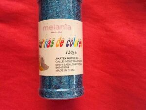 BOTE DE PURPURINA AZUL 120 gr.