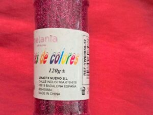 BOTE DE PURPURINA FUCSIA 120 gr