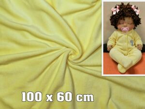 RETAL FELPA-TOALLA amarillo ( pijama bebé )