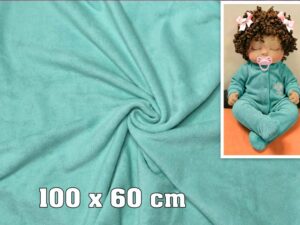 RETAL FELPA-TOALLA verde ( pijama bebé )