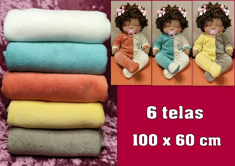 PAKC 5 TELAS FELPA-TOALLA ( pijama bebé )